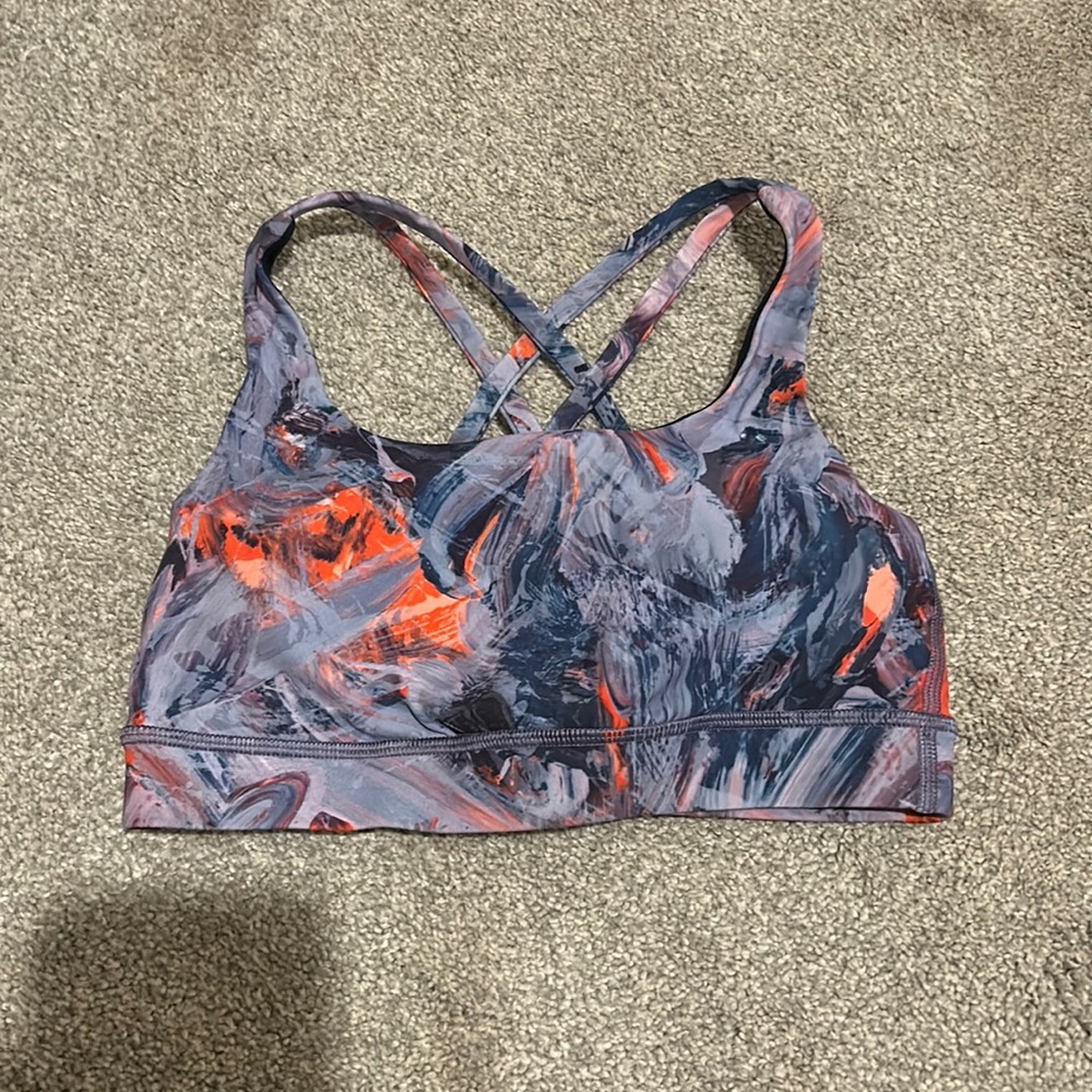 Colorful lululemon bra size 2